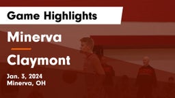 Minerva  vs Claymont  Game Highlights - Jan. 3, 2024