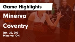 Minerva  vs Coventry  Game Highlights - Jan. 20, 2021