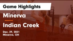 Minerva  vs Indian Creek  Game Highlights - Dec. 29, 2021