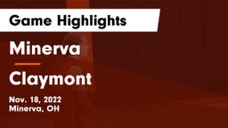 Minerva  vs Claymont  Game Highlights - Nov. 18, 2022