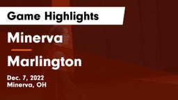 Minerva  vs Marlington  Game Highlights - Dec. 7, 2022