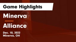 Minerva  vs Alliance  Game Highlights - Dec. 10, 2022