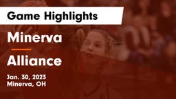 Minerva  vs Alliance  Game Highlights - Jan. 30, 2023