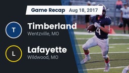 Recap: Timberland  vs. Lafayette  2017