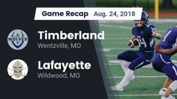 Recap: Timberland  vs. Lafayette  2018