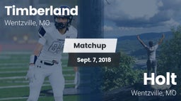 Matchup: Timberland High vs. Holt  2018