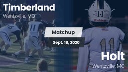 Matchup: Timberland High vs. Holt  2020