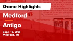 Medford  vs Antigo  Game Highlights - Sept. 16, 2023