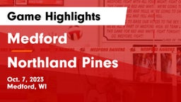 Medford  vs Northland Pines  Game Highlights - Oct. 7, 2023