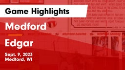 Medford  vs Edgar  Game Highlights - Sept. 9, 2023