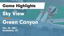 Sky View  vs Green Canyon  Game Highlights - Oct. 23, 2021