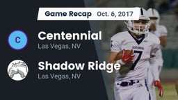 Recap: Centennial  vs. Shadow Ridge  2017