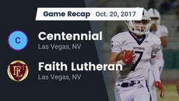 Recap: Centennial  vs. Faith Lutheran  2017