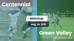 Matchup: Centennial High vs. Green Valley  2018