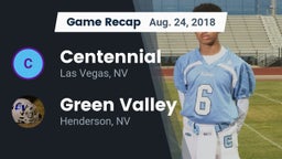 Recap: Centennial  vs. Green Valley  2018