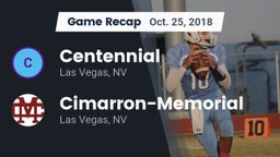 Recap: Centennial  vs. Cimarron-Memorial  2018
