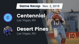Recap: Centennial  vs. Desert Pines  2018