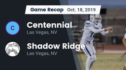 Recap: Centennial  vs. Shadow Ridge  2019