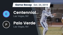 Recap: Centennial  vs. Palo Verde  2019