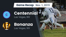 Recap: Centennial  vs. Bonanza  2019