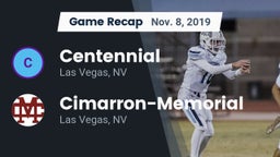 Recap: Centennial  vs. Cimarron-Memorial  2019