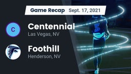 Recap: Centennial  vs. Foothill  2021