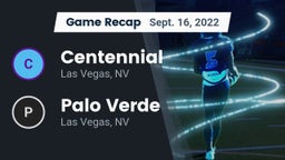 Recap: Centennial  vs. Palo Verde  2022