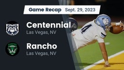 Recap: Centennial  vs. Rancho  2023