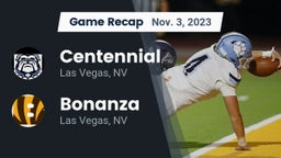 Recap: Centennial  vs. Bonanza  2023