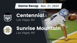Recap: Centennial  vs. Sunrise Mountain  2023