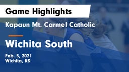 Kapaun Mt. Carmel Catholic  vs Wichita South  Game Highlights - Feb. 5, 2021