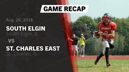 Recap: South Elgin  vs. St. Charles East  2016