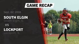 Recap: South Elgin  vs. Lockport  2016