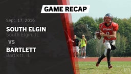 Recap: South Elgin  vs. Bartlett  2016