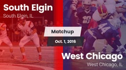 Matchup: South Elgin High vs. West Chicago  2016