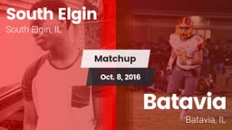 Matchup: South Elgin High vs. Batavia  2016