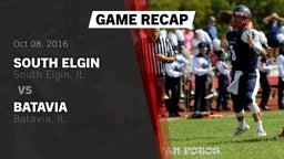 Recap: South Elgin  vs. Batavia  2016