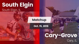 Matchup: South Elgin High vs. Cary-Grove  2016