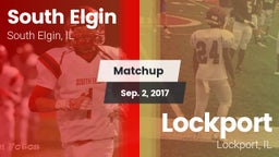 Matchup: South Elgin High vs. Lockport  2017
