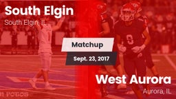 Matchup: South Elgin High vs. West Aurora  2017