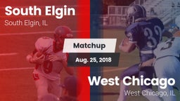 Matchup: South Elgin High vs. West Chicago  2018