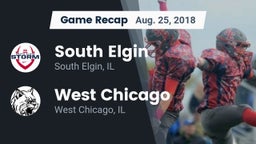 Recap: South Elgin  vs. West Chicago  2018
