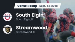Recap: South Elgin  vs. Streamwood  2018