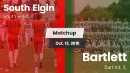 Matchup: South Elgin High vs. Bartlett  2018