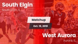 Matchup: South Elgin High vs. West Aurora  2018