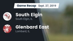 Recap: South Elgin  vs. Glenbard East  2019
