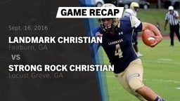 Recap: Landmark Christian  vs. Strong Rock Christian  2016