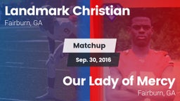 Matchup: Landmark Christian vs. Our Lady of Mercy  2016