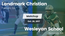 Matchup: Landmark Christian vs. Wesleyan School 2017