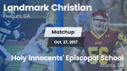 Matchup: Landmark Christian vs. Holy Innocents' Episcopal School 2017